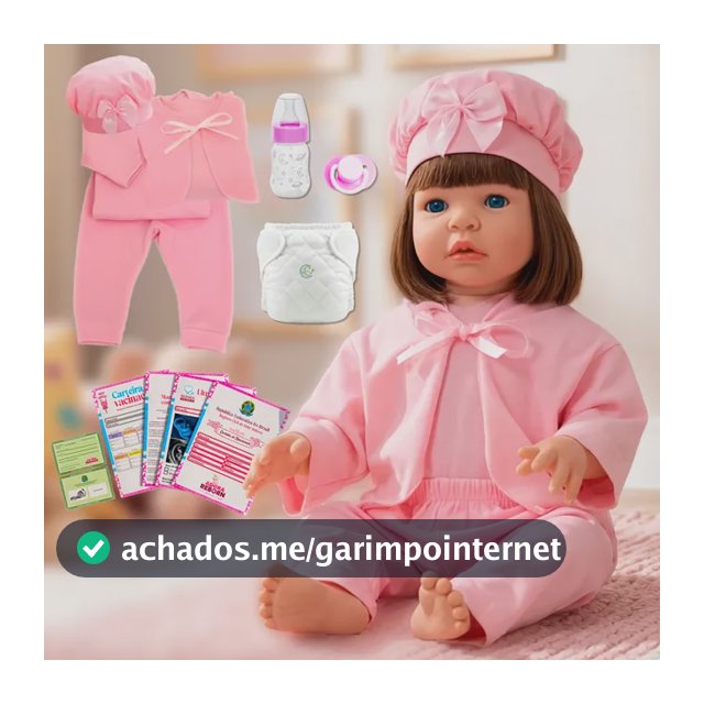 Boneca Bebê Reborn Realista 100% Silicone Pode Dar Banho