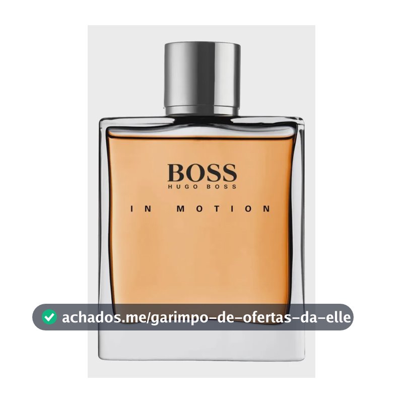 Perfume Boss In Motion Eau De Toilette Spray Masculino 100ml Hugo Boss