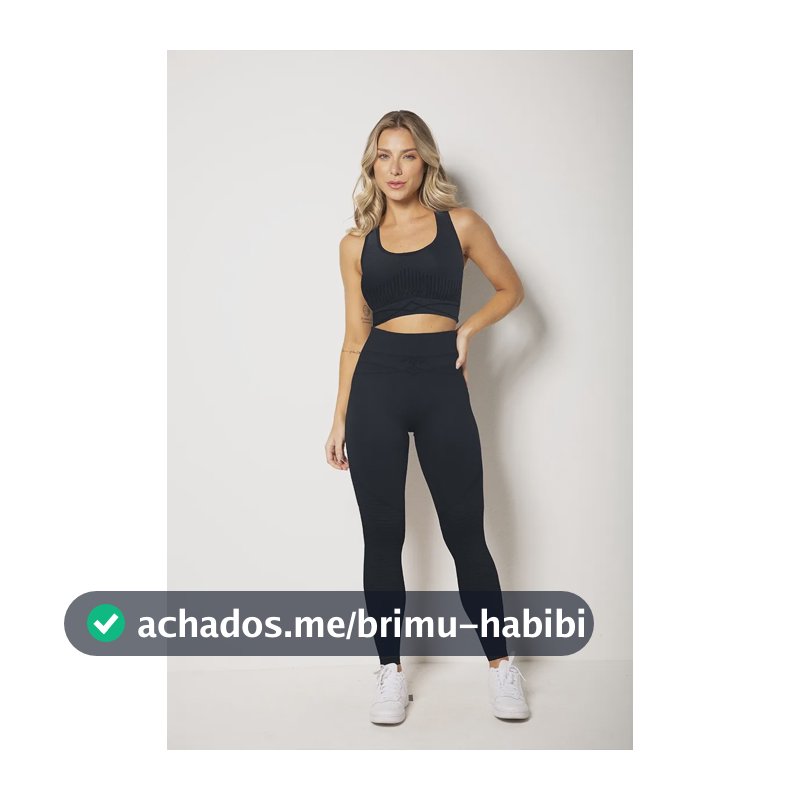 Calça Legging Fitness Trifil Feminino 0088 Liso Med