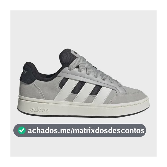 Tênis Grand Court Alpha adidas Cinza 41 Br