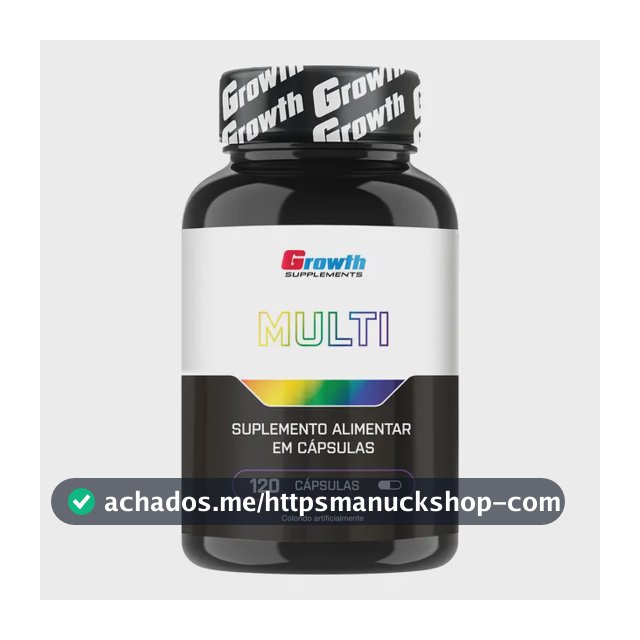 Multivitamínico Growth Supplements em cápsula Sem sabor x 100g de 120 un