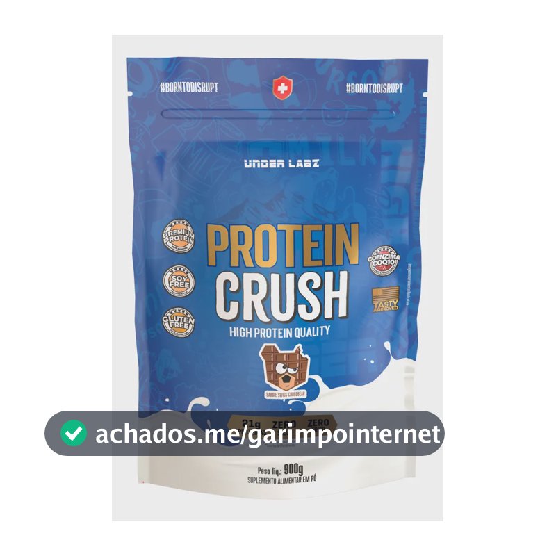 Proteína Under Labz Whey concentrado Crush em pó sabor chocobear x 900g