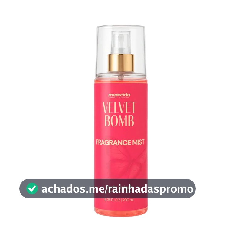 Body Splash Velvet Bomb - Colônia 200ml