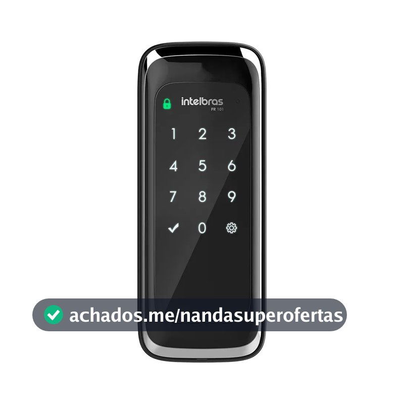Fechadura Digital De Sobrepor Intelbras Fr 101