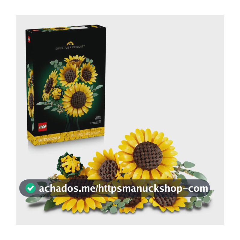 Decoração de buquê de girassol LEGO® Botanicals 11502