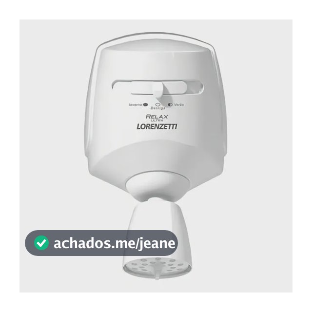 Chuveiro elétrico de parede Lorenzetti Relax Ultra branco 5500W