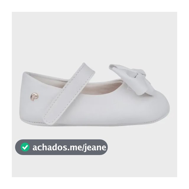 Sapatinho Sapatilha De Bebê Neném Pampili Menina Com Laço
