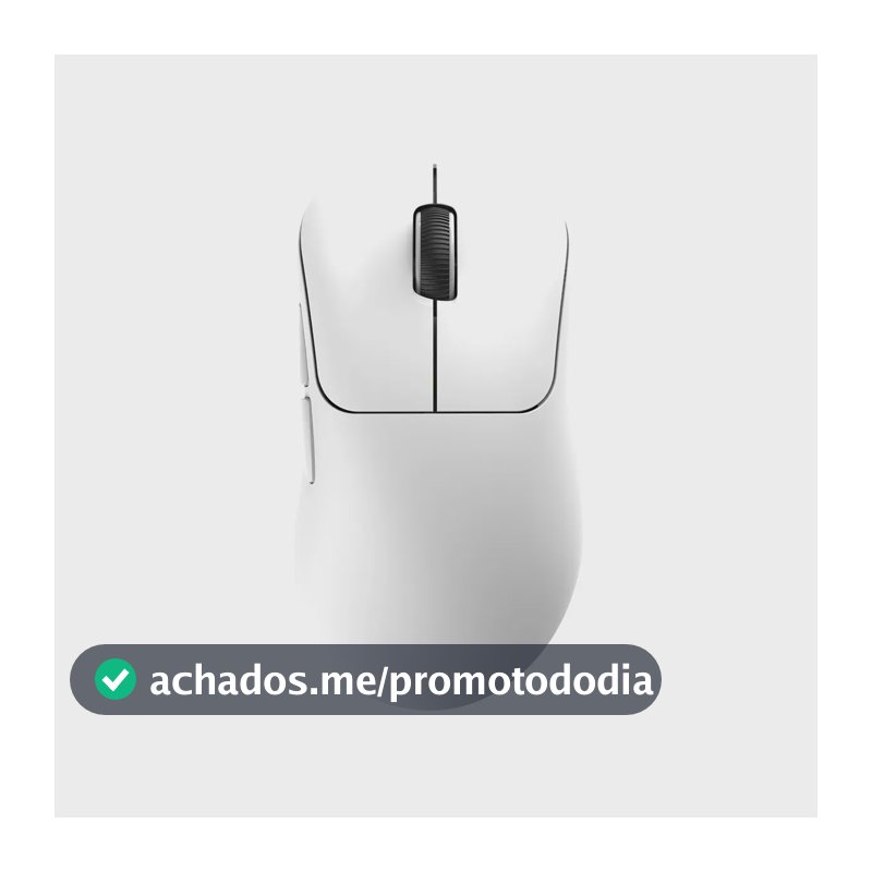 Mouse Gamer Sem Fio Tri Mode Bluetooth 18000dpi Paw3311 500 mAh Fire Phoenix Bk-r6x Branco