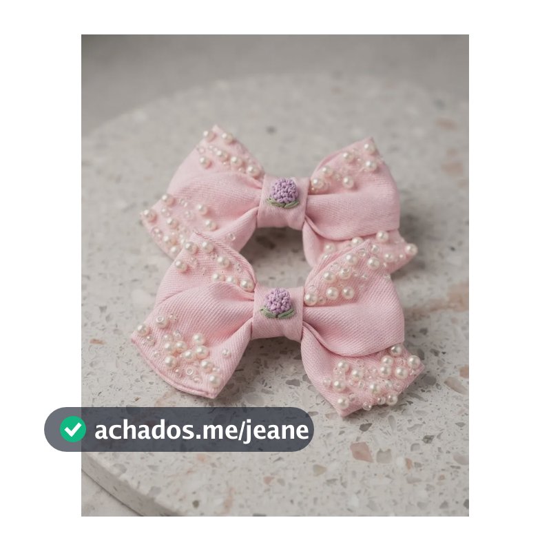 Ca Atelier Duplinha De Laços Celina Rosa