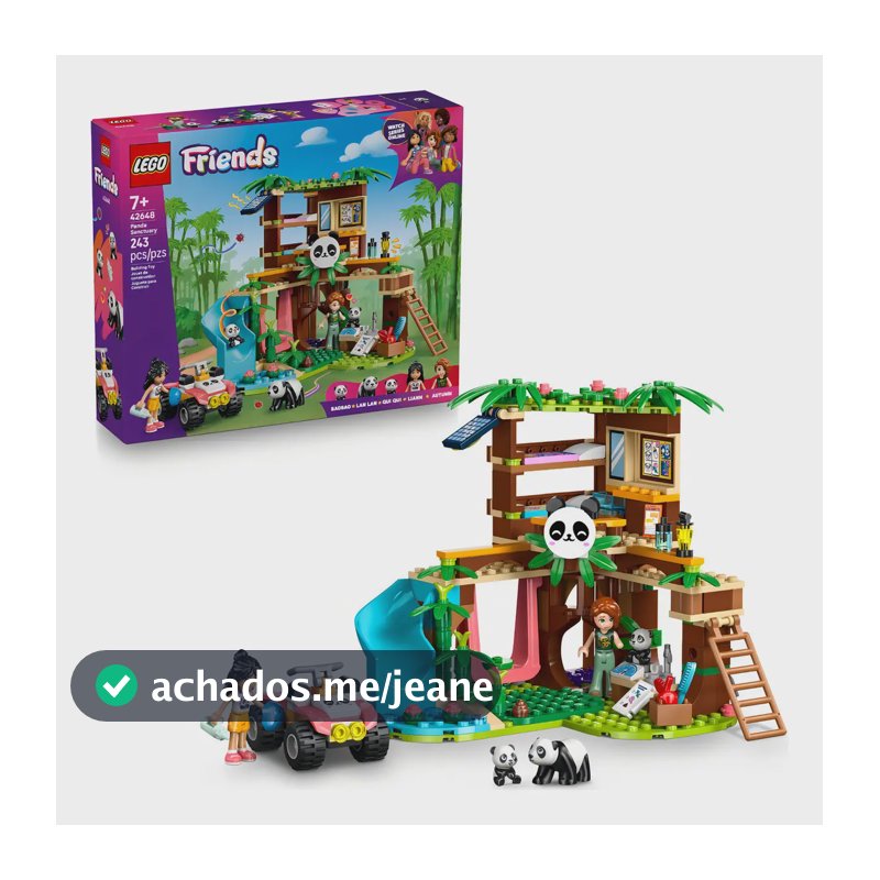 Lego Friends Cuidando Dos Animais Santuário Dos Pandas 42648
