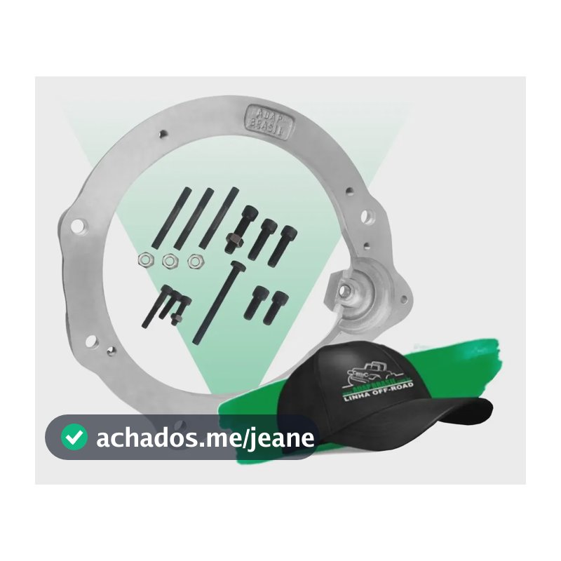 Flange Motor Ap X Câmbio Do Fusca Adap Brasil + Boné