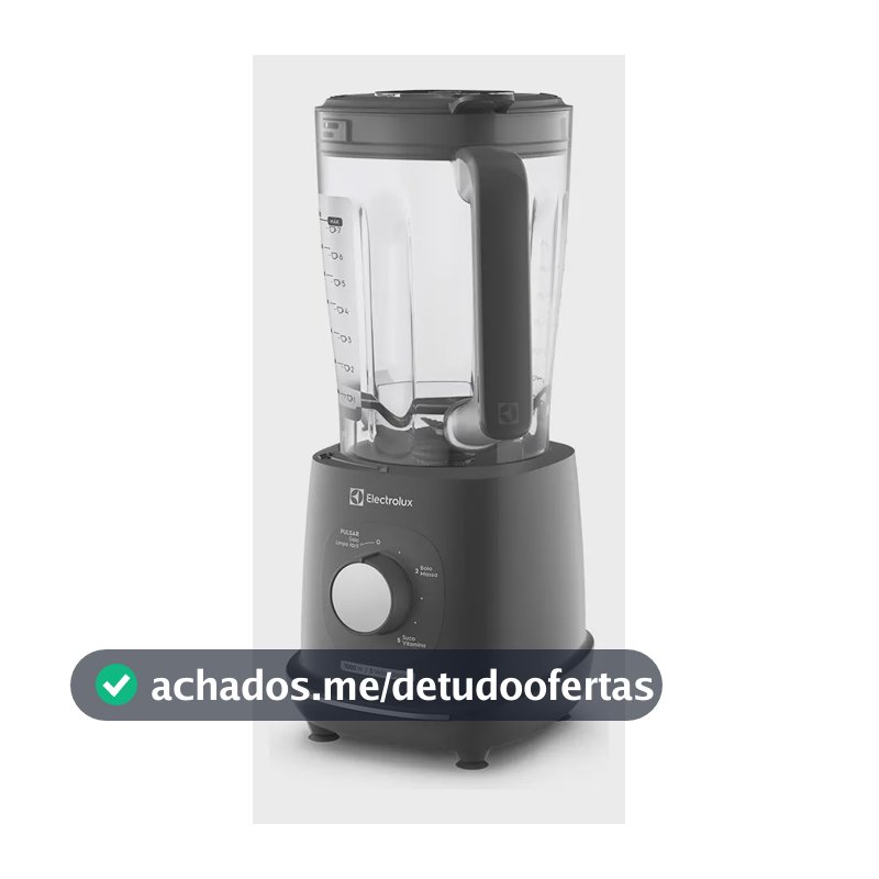 Liquidificador 1000W 2,7L Electrolux com TriForce, 5 Velocidades, Lâminas TruFlow, Função Pulsar 3 em 1 EBL1000 - Cinza