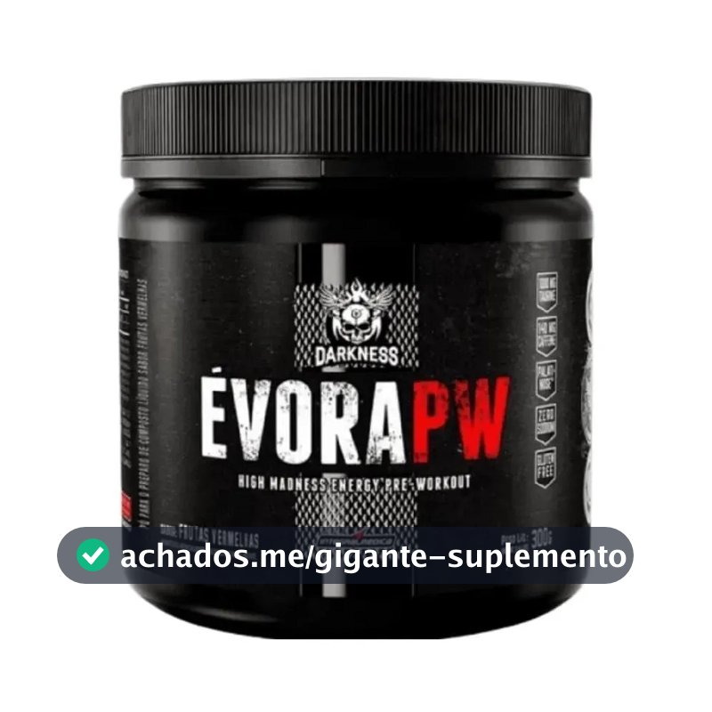 Evora Pw - Pré Treino (300g) Integralmedica Sabor Frutas Vermelhas