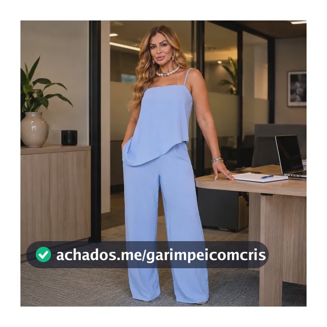Conjunto Feminino Completo Look Calça E Blusa Clássico