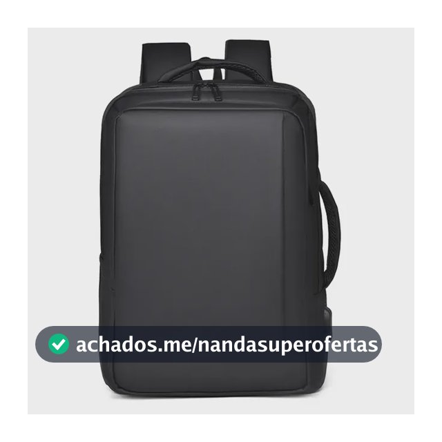 Mochila para Notebook de 15.6" Executiva com USB, Expansível e Impermeável