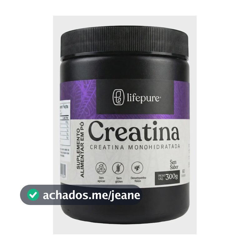 Creatina Monohidratada 100% Pura Lifepure 300g Neutro Neutro