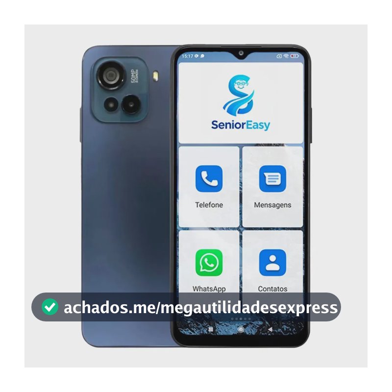 Smartphone SeniorEasy para Idosos 64gb 3gb RAM Tela Grande