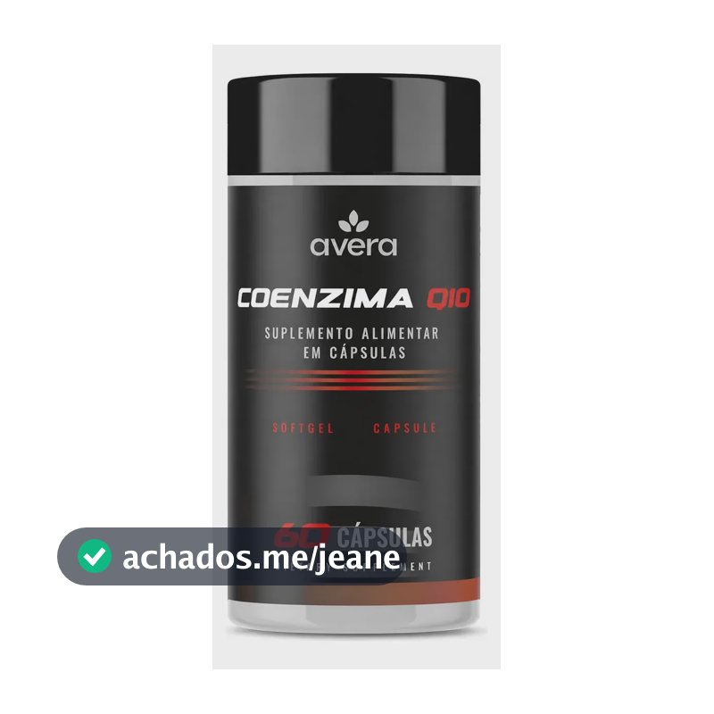 Coenzima Q10 200mg Pura Alta Concentração 60 Cápsulas -avera Sem Sabor