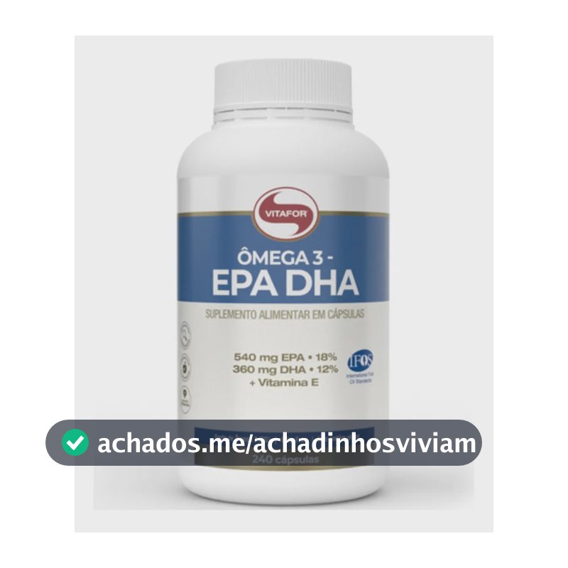 Omega 3 epa dha Vitafor + vitamina E 240cps