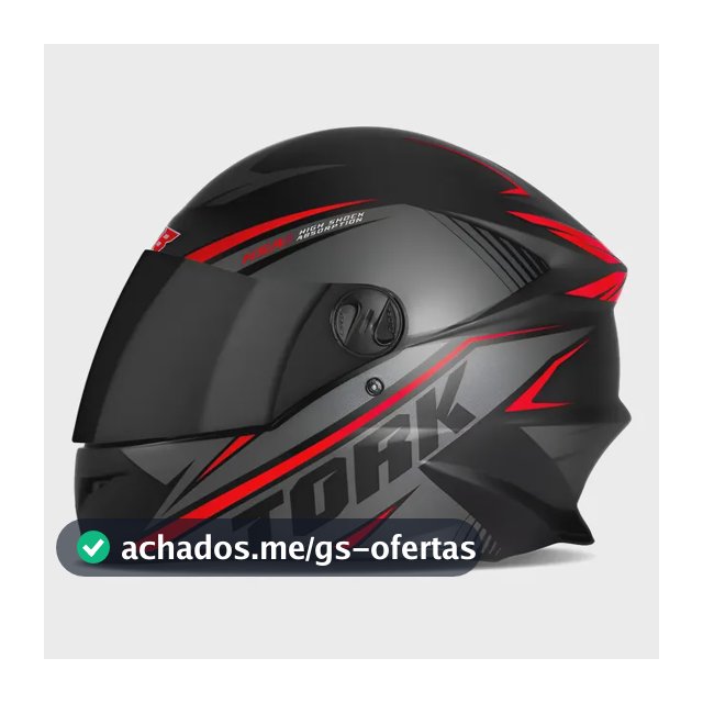 Capacete Moto Pro Tork Fechado Viseira Fumê Street Promoção