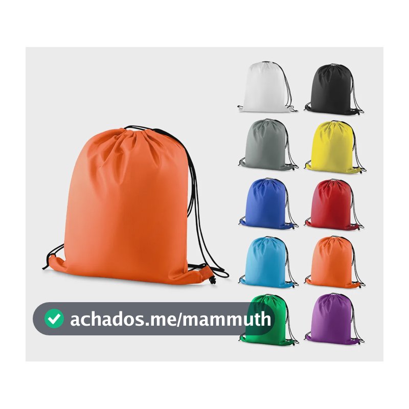 Mochila Saco Esportiva 13 Litros Poliéster 210d Academia Azul Liso