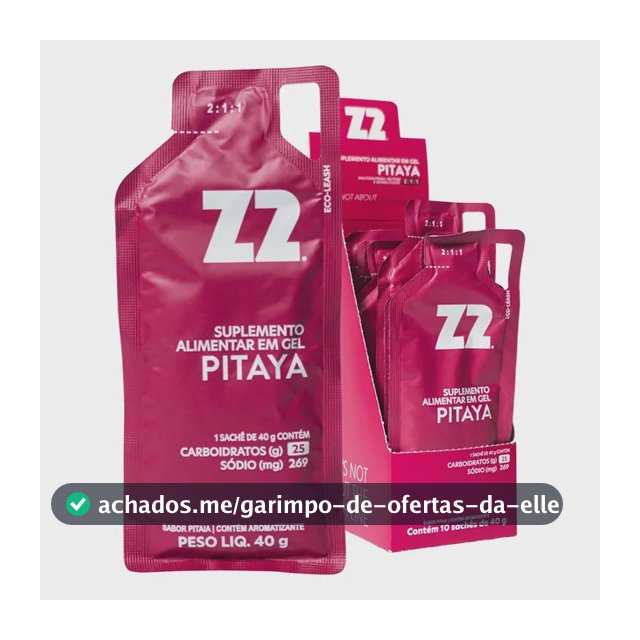 Suplemento Em Gel Z2 Performance Energy Carboidratos Sabor Pitaya X 40g 10 Un