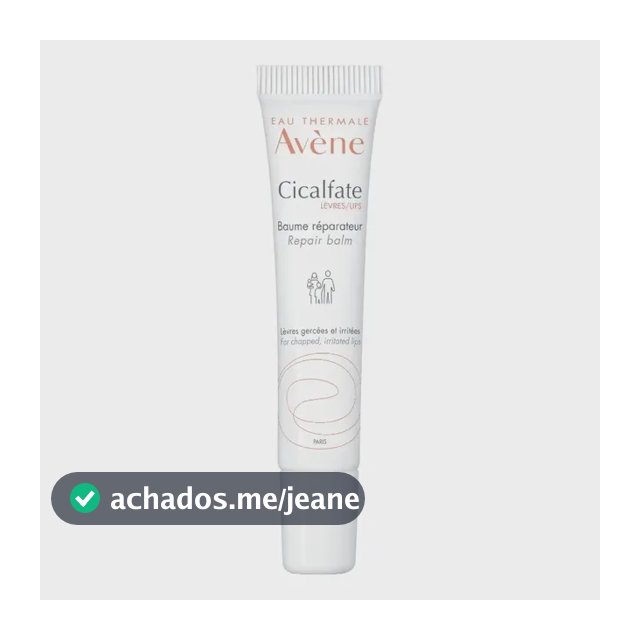 Bálsamo Reparador Labial Avène Cicalfate+ Hidratante e Reparador 10ml