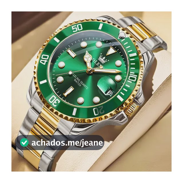 Olevs Relógio Masculino Original Aço Inoxidável Quartzo 5885