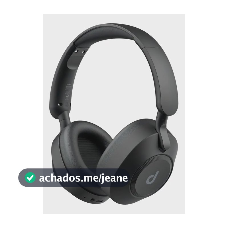 Headphone Dapon H02D Pro ANC Over Ear Bluetooth 6.0 Cancelamento De Ruído Cor Preto