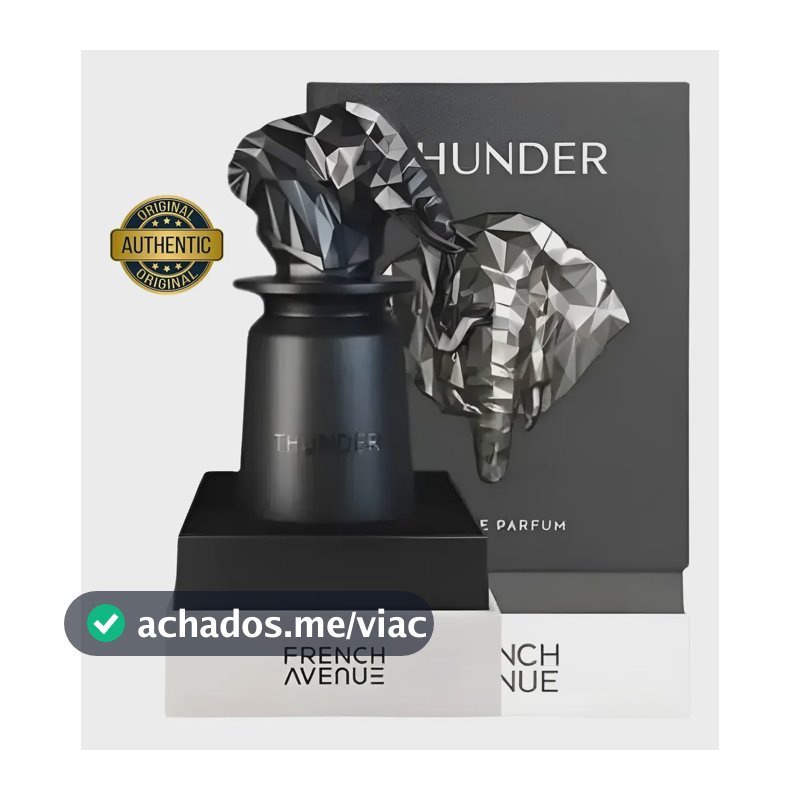 Perfume Arabe French Avenue Thunder Masculino Eua De Parfum