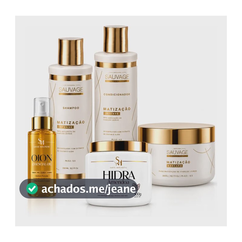 Kit Matizador Loiros Platinado Desamarelador E Tratamento