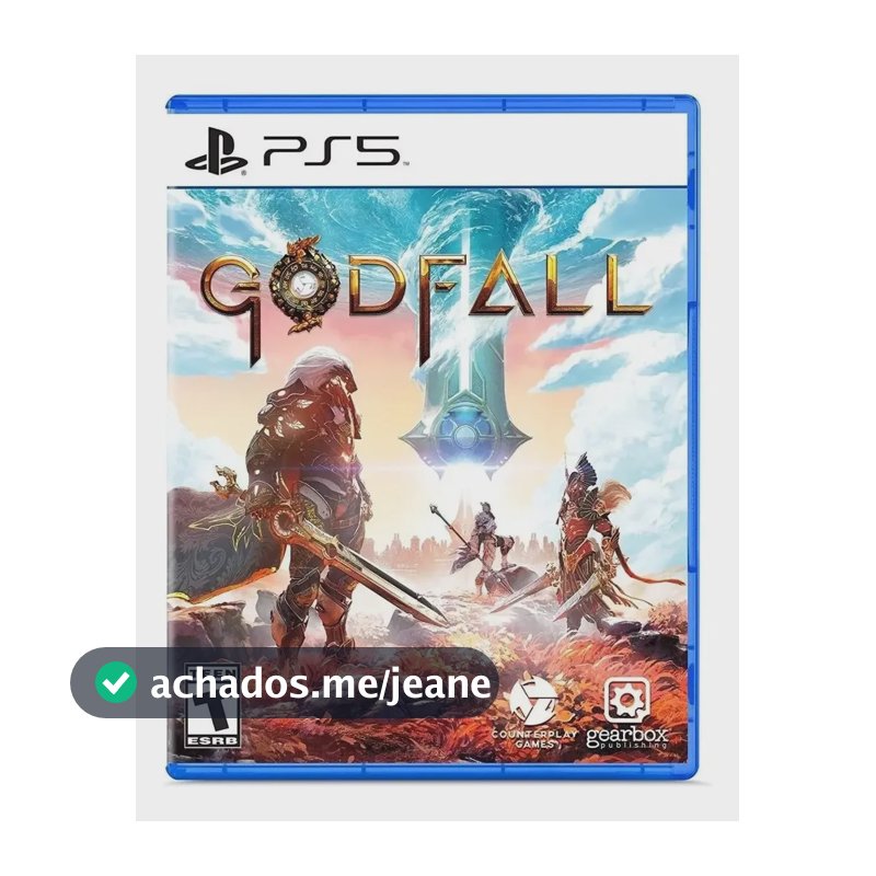 Godfall Ps5 Mídia Física Novo Lacrado Envio Imediato