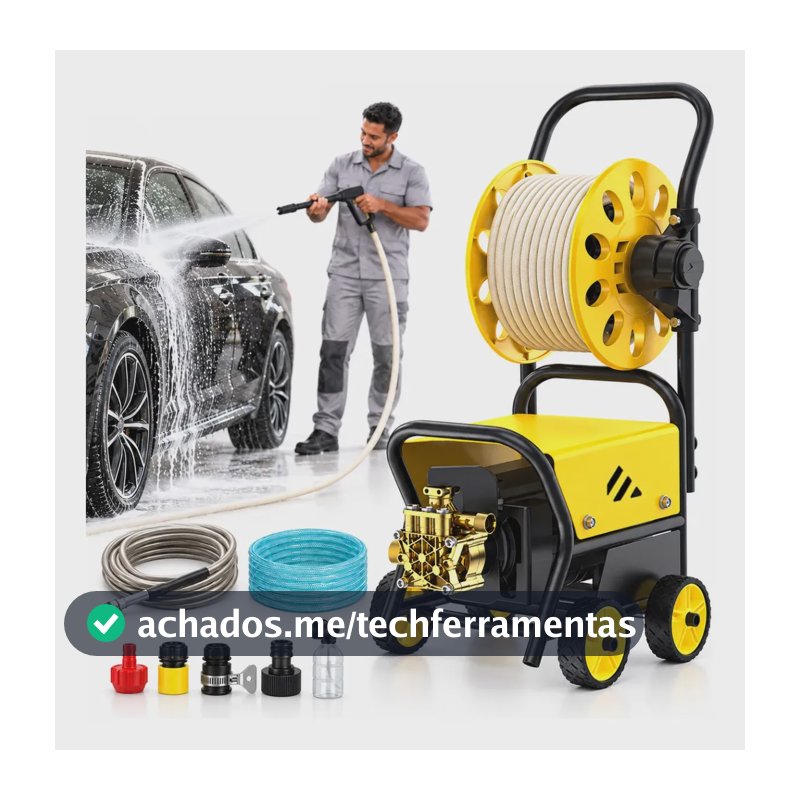 Soarfly Lavadora De Alta Pressão Portátil 12 L/min 2800 W Amarelo 220v 60hz