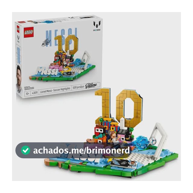 Lego Editions Destaques Do Futebol: Lionel Messi 43011 500 peças