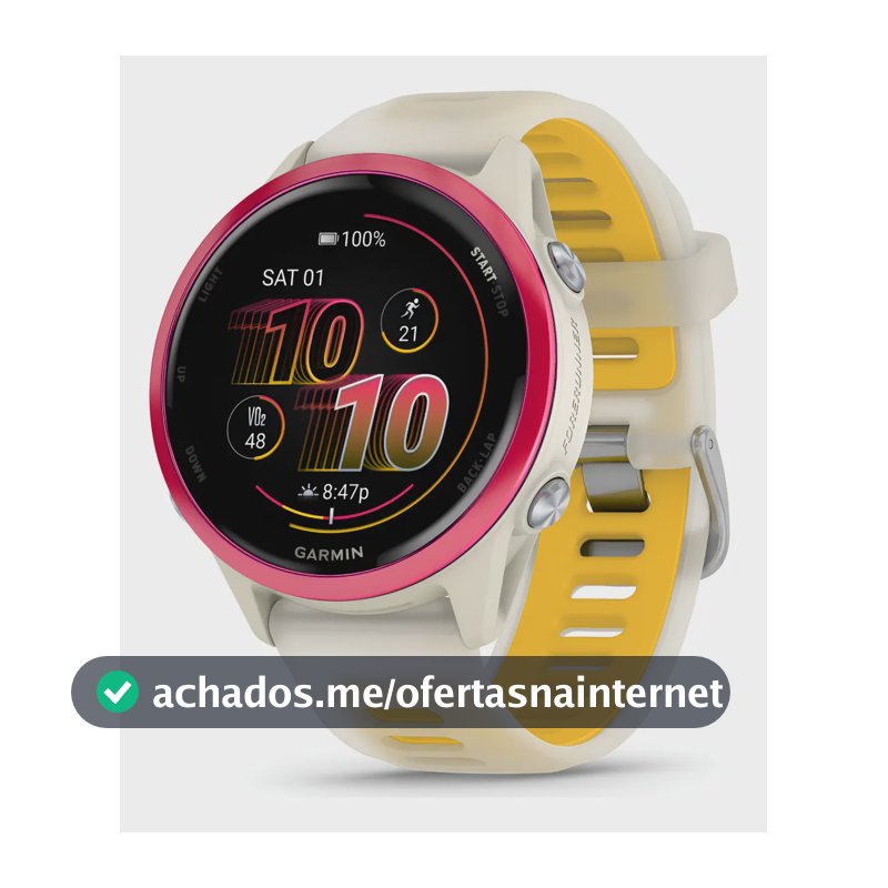 Relógio Garmin Forerunner 570 Framboesa 42mm Com Gps