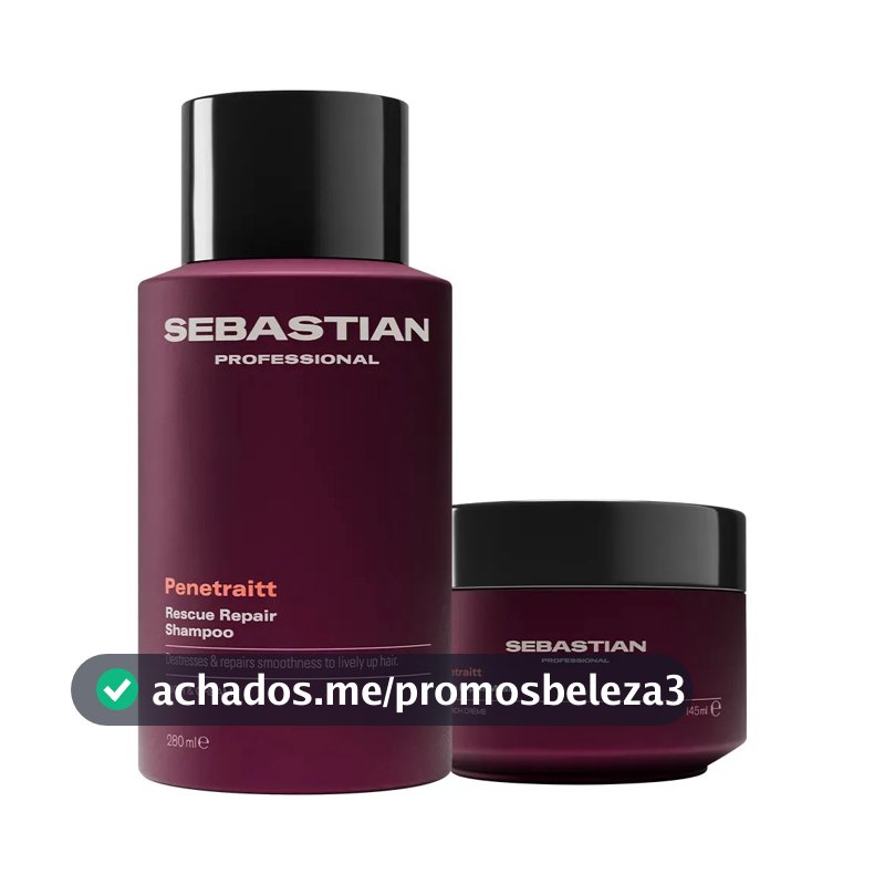 Kit Sebastian Professional Penetraitt Shampoo Máscara