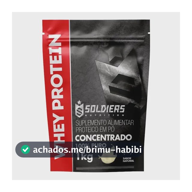 Whey Protein Concentrado 100% Puro - Soldiers Nutriton
