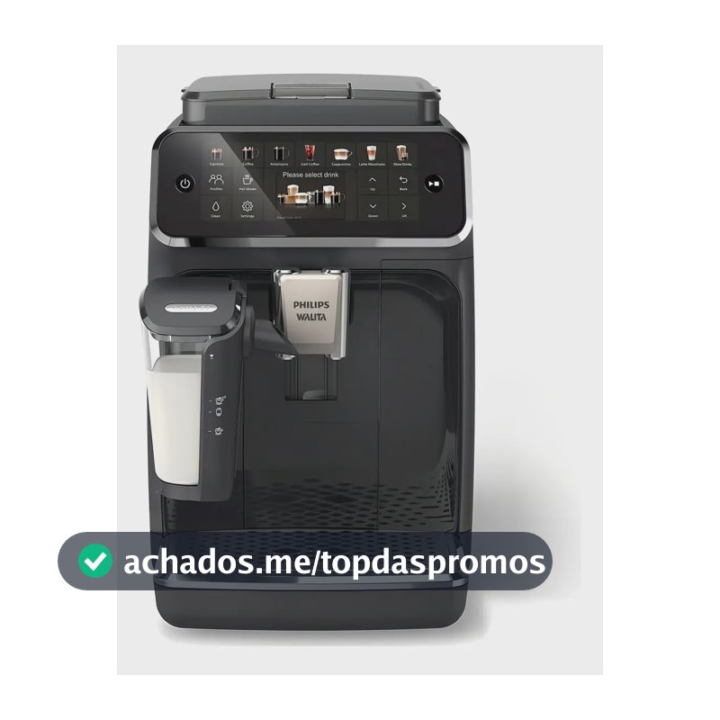 Cafeteira Espresso Superautomática LatteGo Philips Walita Série 4400 - EP4441