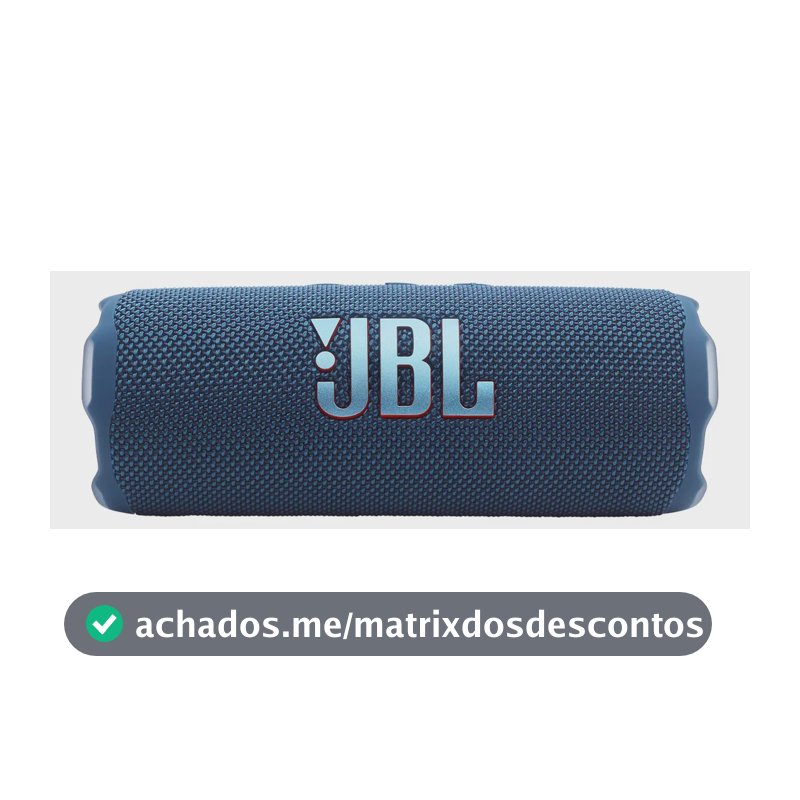 Caixa De Som Bluetooth Jbl Flip 7 Azul