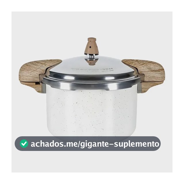 Panela De Pressão Brinox Indução 5,4l 22cm Vanilla Vanilla