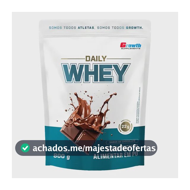 Daily Whey Protein 800g Growth Supplements Chocolate
