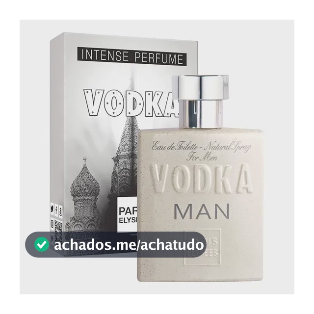 Perfume Vodka Man Paris Elysees Masculino Intense 100ml