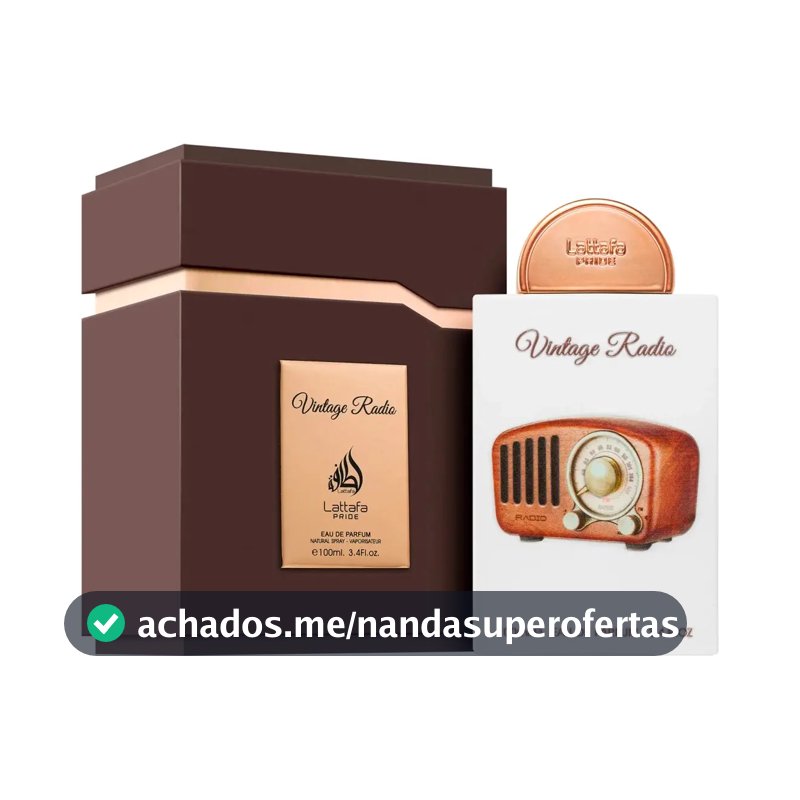 Perfume Vintage Radio Edp Lattafa Pride 100ml