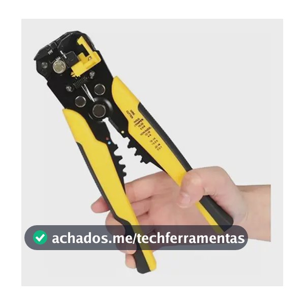 Alicate Decapador Cortador E Crimpador De Fios Cabos