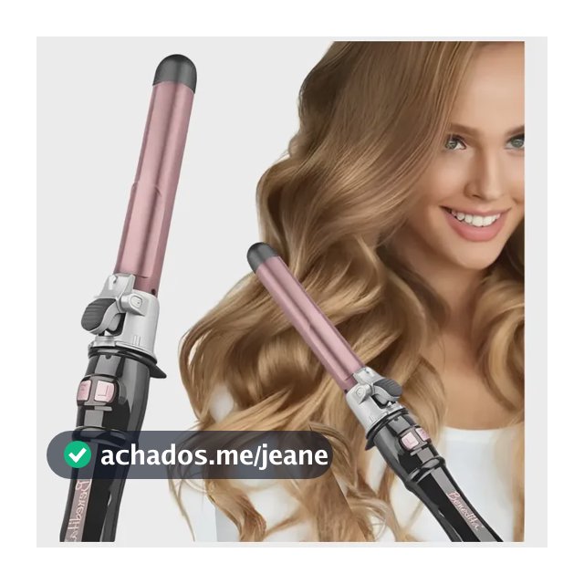 Modelador De Cachos Giro Automático 28 mm Profissional Grande