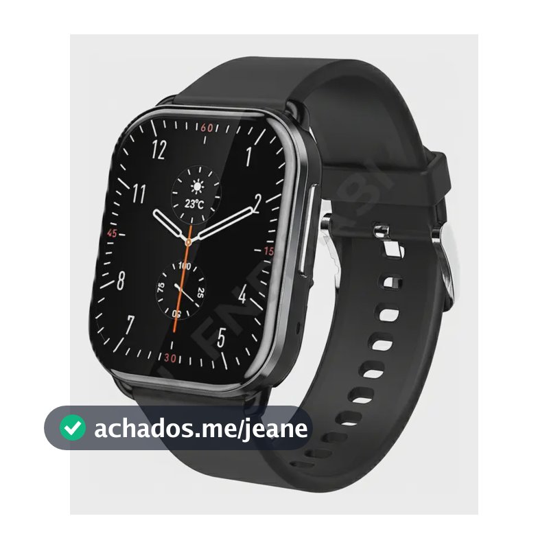 Relógio Smartwatch Qcy Watch Gs S6 Bluetooth Ipx8 Cor Preto