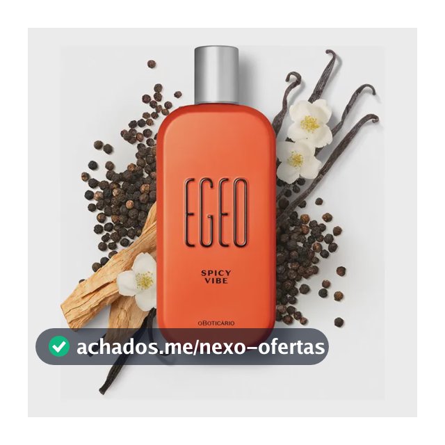 Egeo spicy vibe colônia 90ml