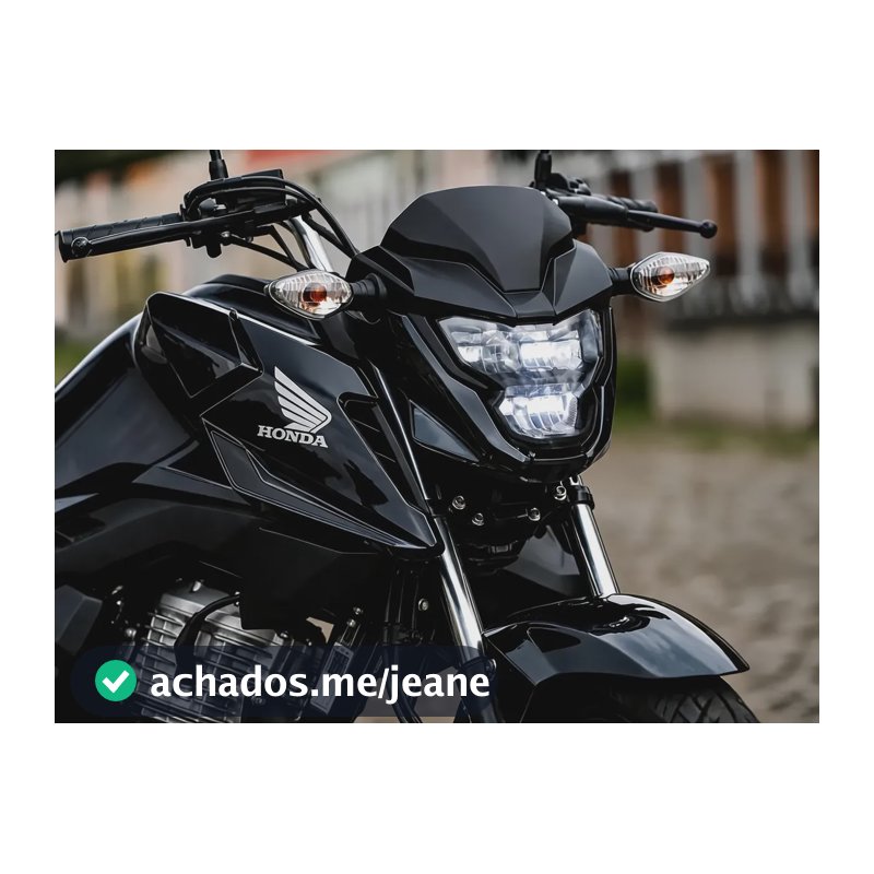 Kit Frente Cg Titan 2025 Completa 160 Adaptada 2014 A 2024 Preto Brilho