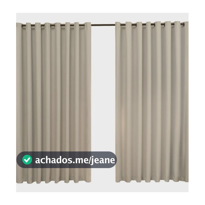 Cortina Blecaute em Tecido para Sala Avelã – Empório Luz – 5m x 3m