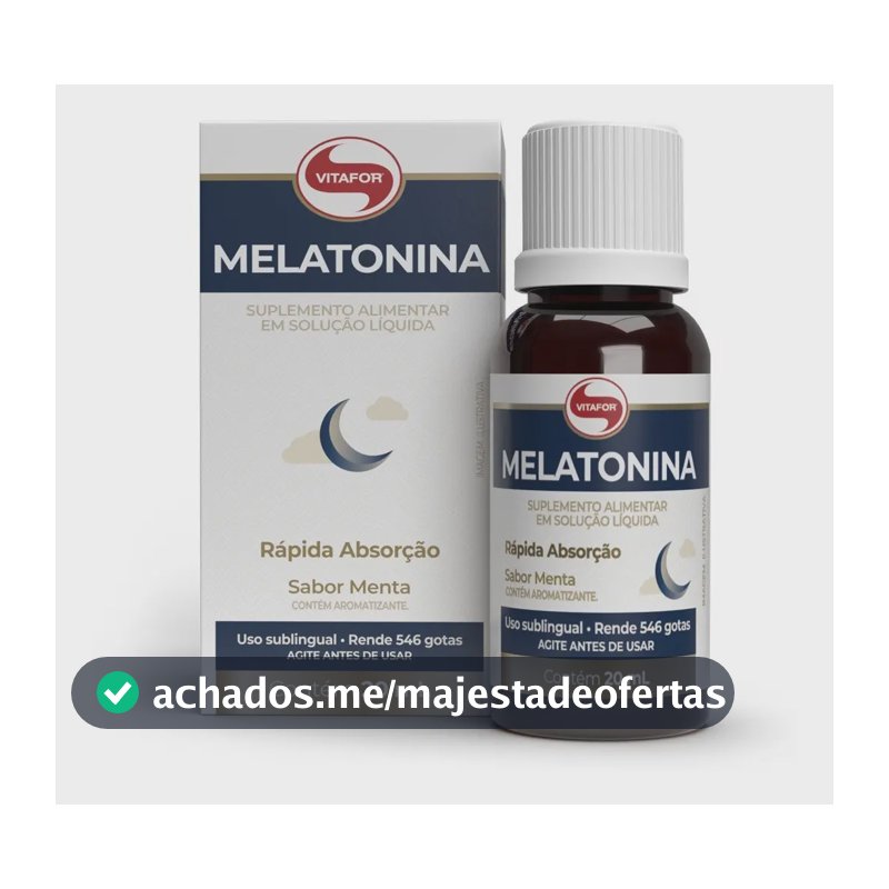 Suplemento de Melatonina 20ml Vitafor
